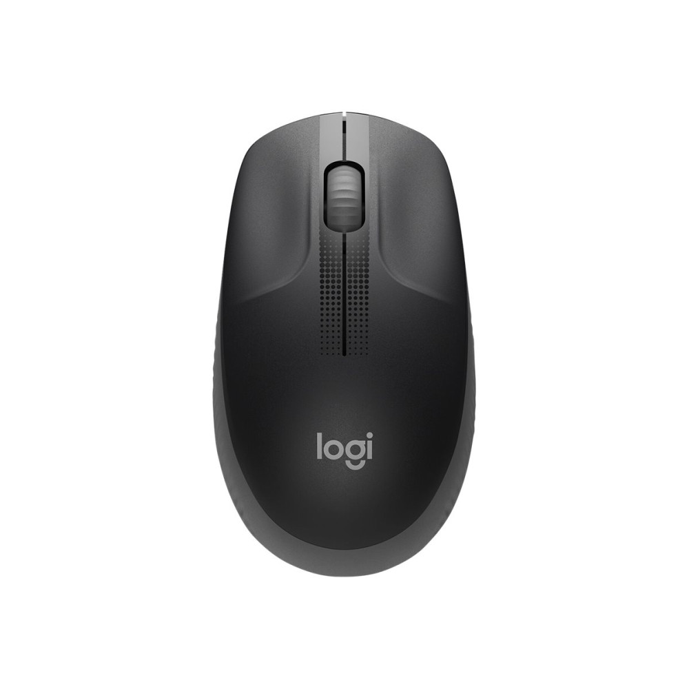 Produktbild för Logitech M190 - mus - mellangrå