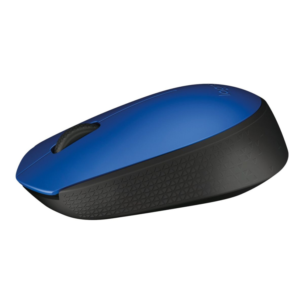Produktbild för Logitech M171 - mus - 2.4 GHz - svart, blå