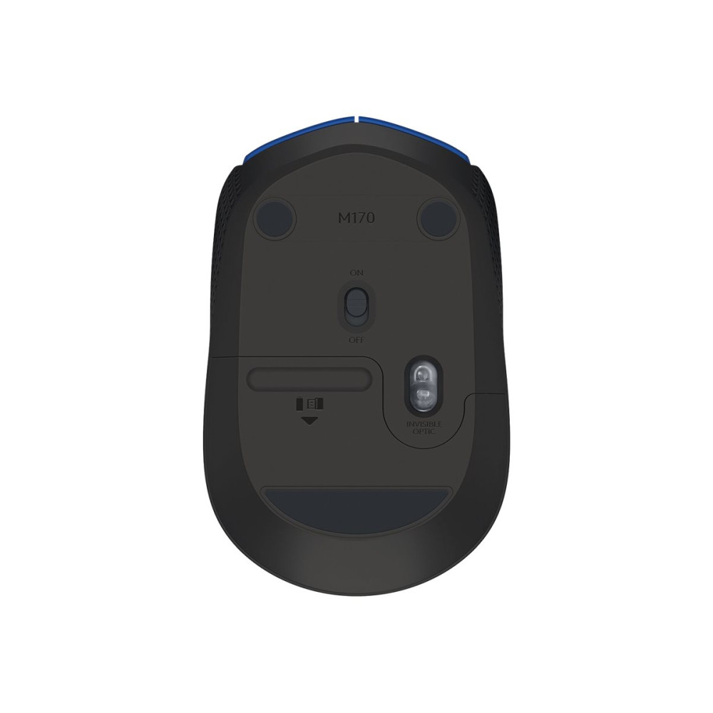 Produktbild för Logitech M171 - mus - 2.4 GHz - svart, blå