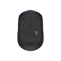 Produktbild för Logitech M171 - mus - 2.4 GHz - svart, blå