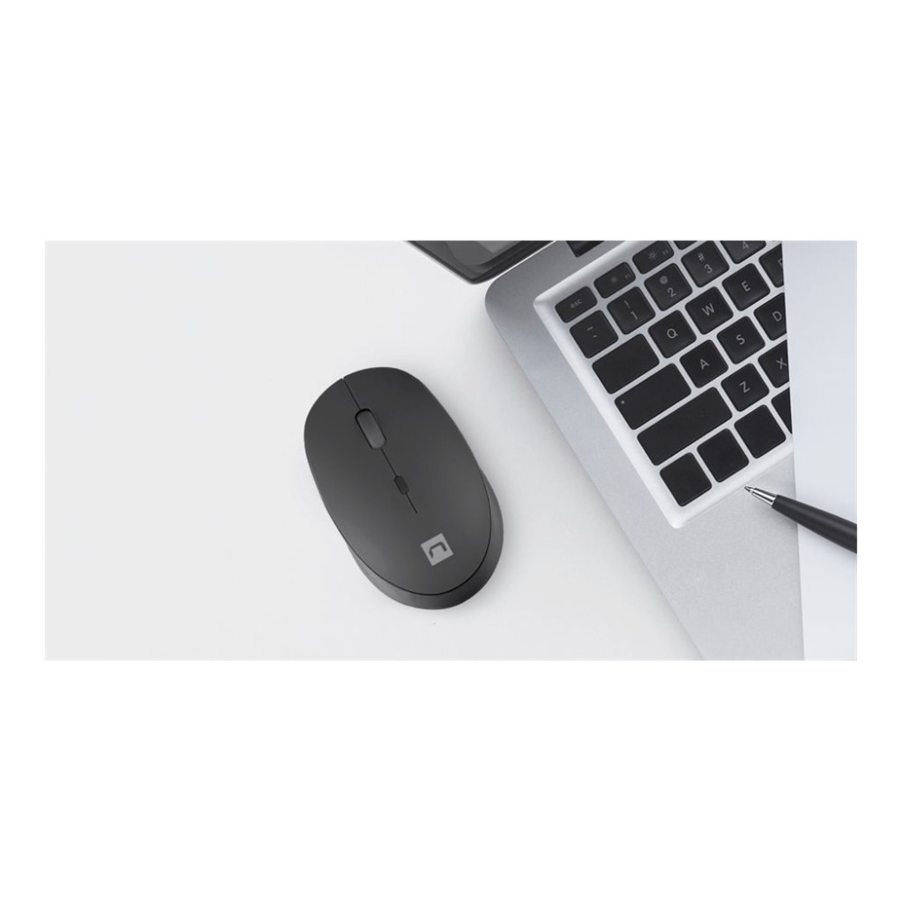 Produktbild för Natec Harrier 2 - mus - Bluetooth 5.1, 2.4 GHz - svart