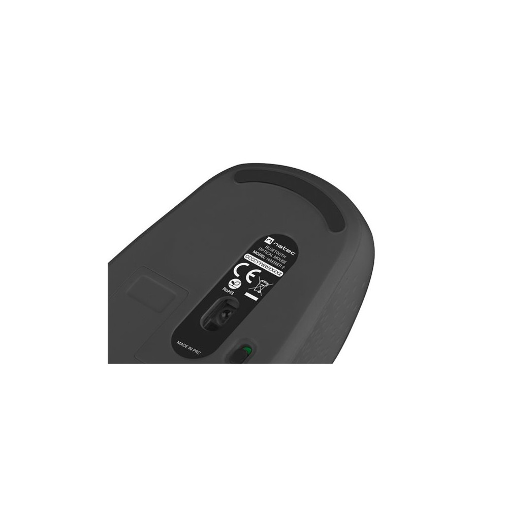 Produktbild för Natec Harrier 2 - mus - Bluetooth 5.1, 2.4 GHz - svart