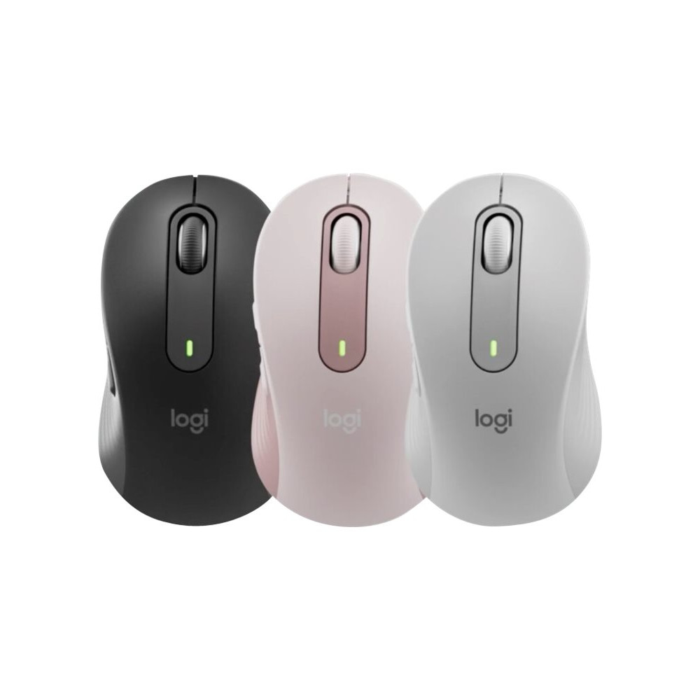 Produktbild för Logitech Signature M650 - mus - 2.4 GHz, Bluetooth - grafit