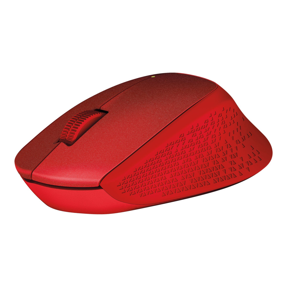 Produktbild för Logitech M330 SILENT PLUS - mus - 2.4 GHz - röd