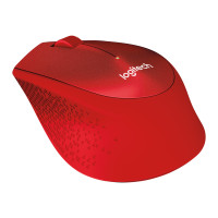 Produktbild för Logitech M330 SILENT PLUS - mus - 2.4 GHz - röd