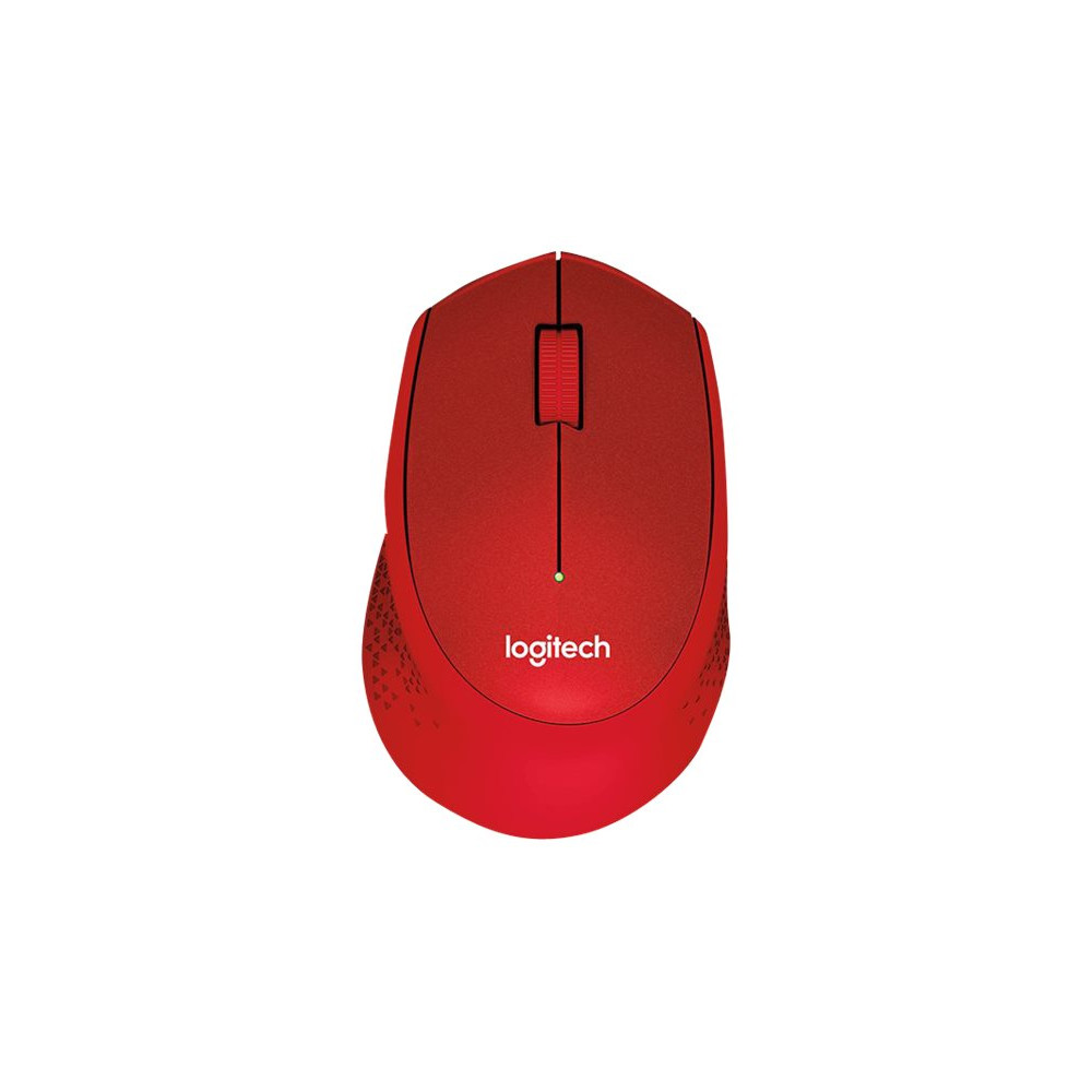 Produktbild för Logitech M330 SILENT PLUS - mus - 2.4 GHz - röd