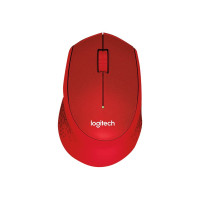Produktbild för Logitech M330 SILENT PLUS - mus - 2.4 GHz - röd