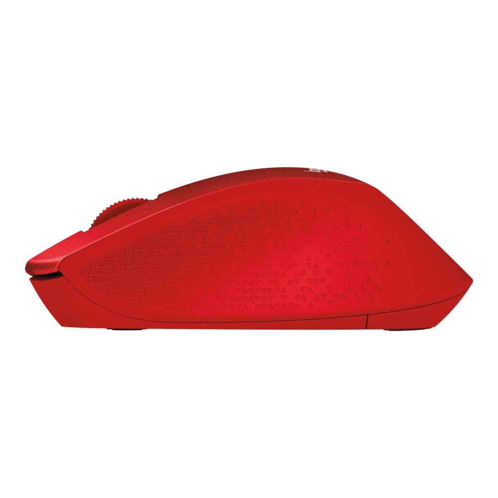 Produktbild för Logitech M330 SILENT PLUS - mus - 2.4 GHz - röd