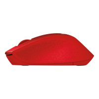 Produktbild för Logitech M330 SILENT PLUS - mus - 2.4 GHz - röd