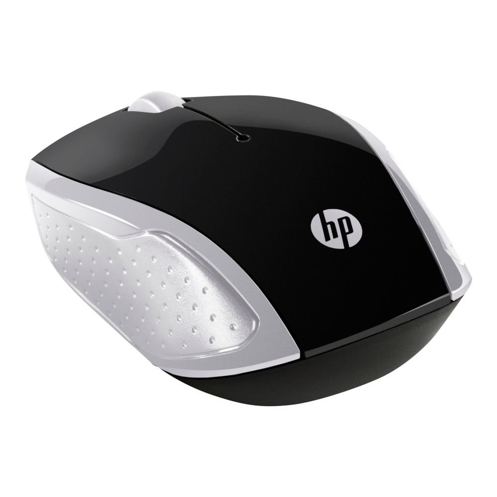 Produktbild för HP 200 - mus - 2.4 GHz - silver
