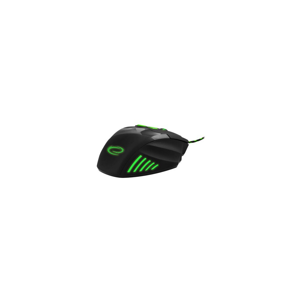 Produktbild för Esperanza MX201 WOLF - mus - USB - grön