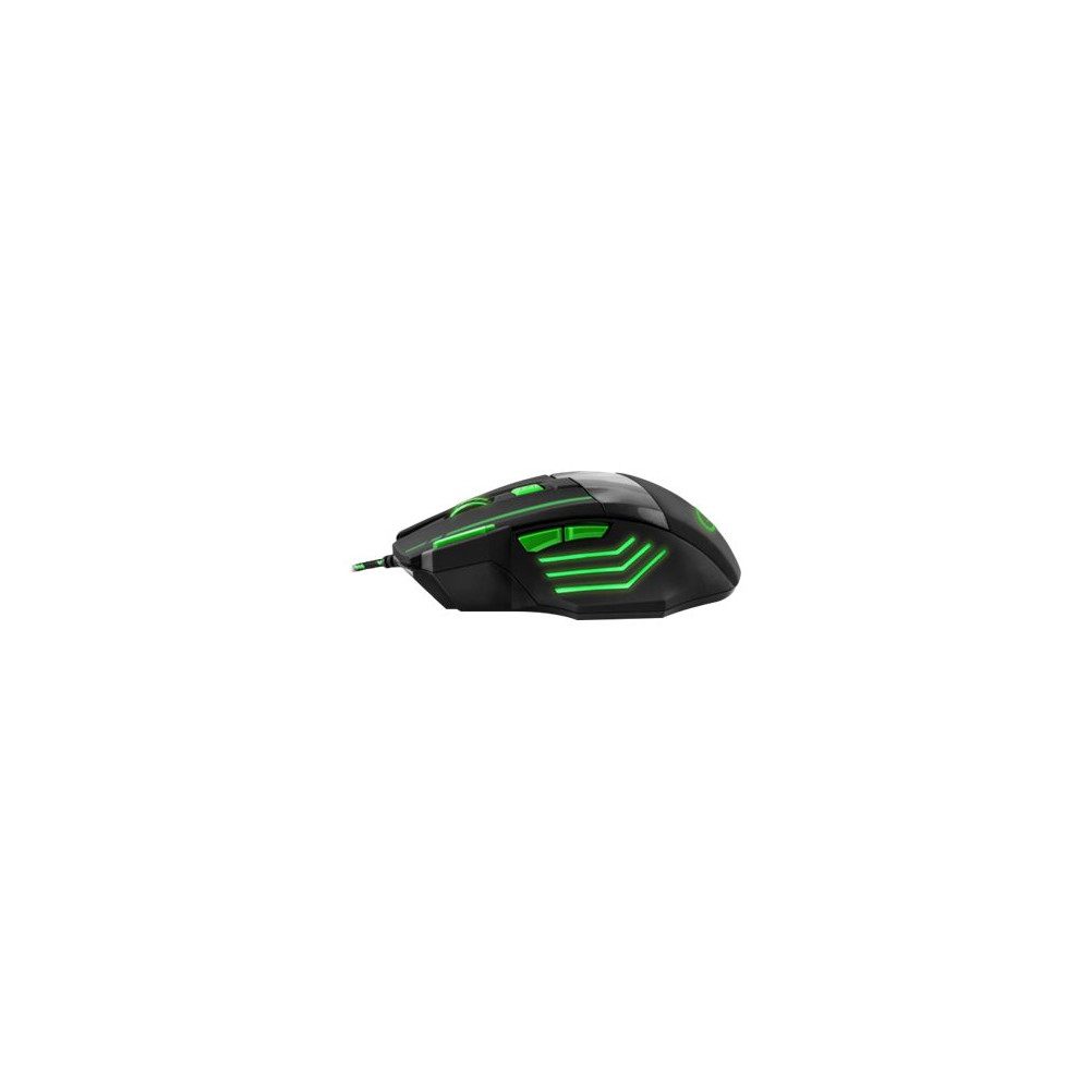 Produktbild för Esperanza MX201 WOLF - mus - USB - grön