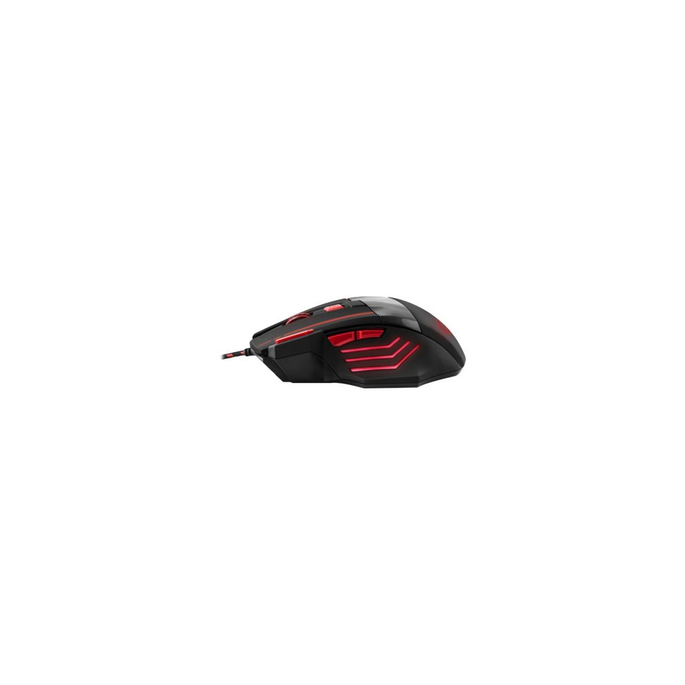 Produktbild för Esperanza MX201 WOLF - mus - USB - röd