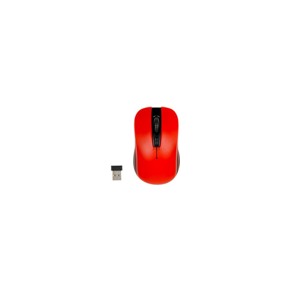 Produktbild för iBOX LORIINI RED - mus - 2.4 GHz - röd, svart
