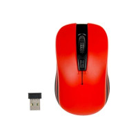 Produktbild för iBOX LORIINI RED - mus - 2.4 GHz - röd, svart