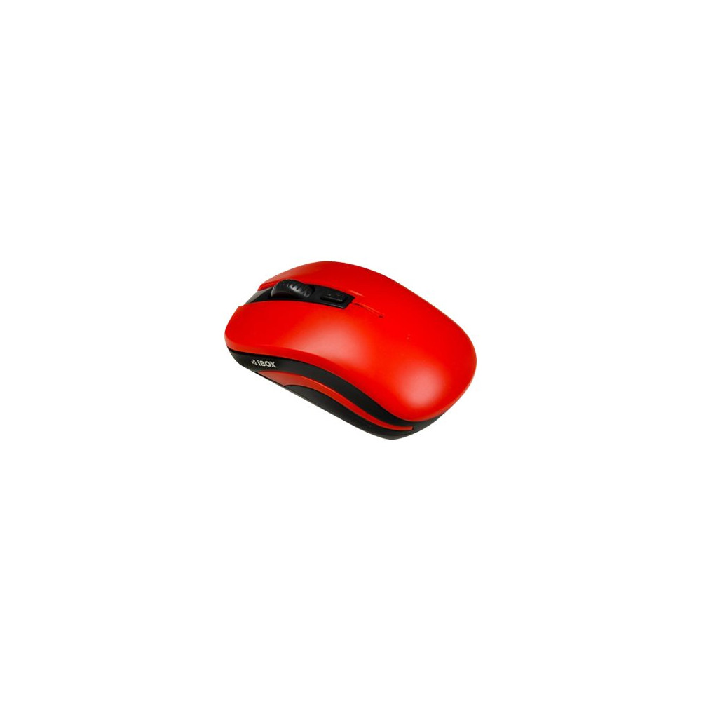 Produktbild för iBOX LORIINI RED - mus - 2.4 GHz - röd, svart