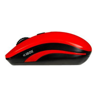 Produktbild för iBOX LORIINI RED - mus - 2.4 GHz - röd, svart