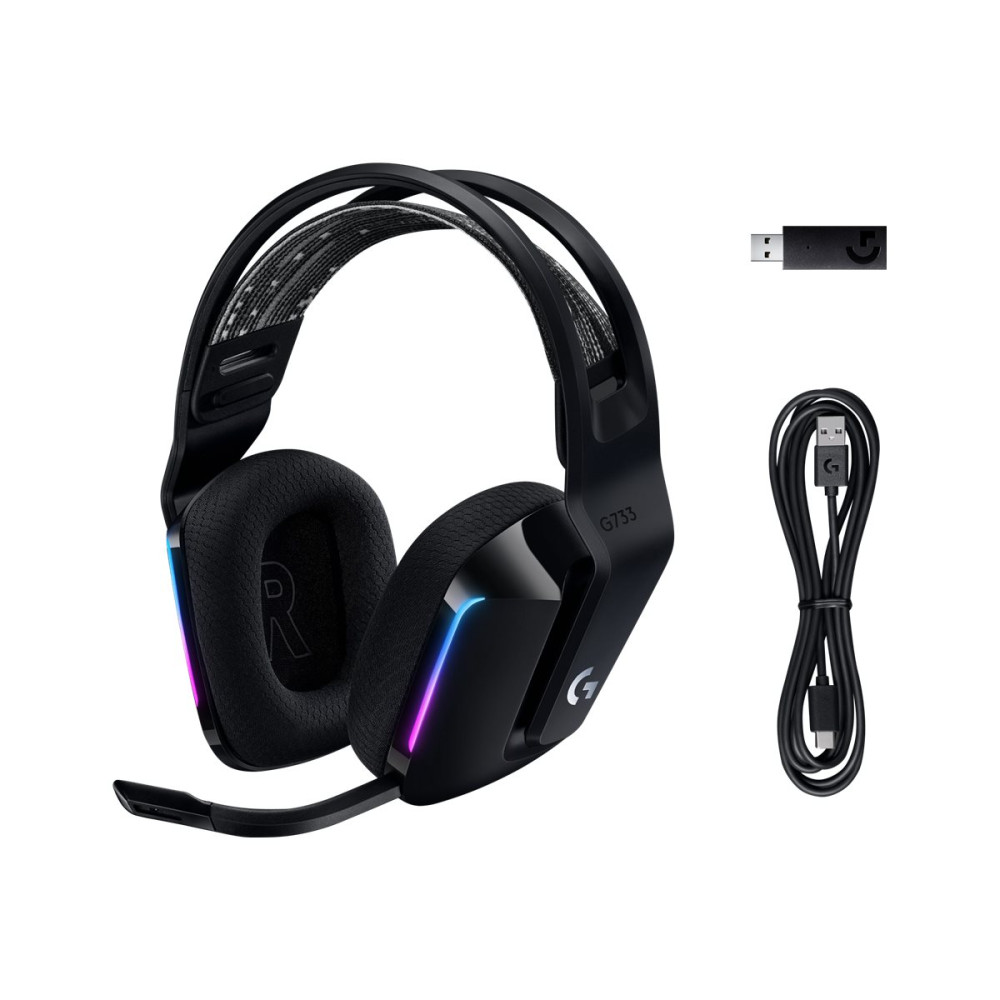 Produktbild för Logitech G G733 LIGHTSPEED Wireless RGB Gaming Headset - headset