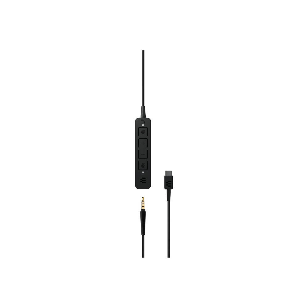 Produktbild för EPOS ADAPT 165T USB-C II - headset - 3,5 mm kontakt, USB-C