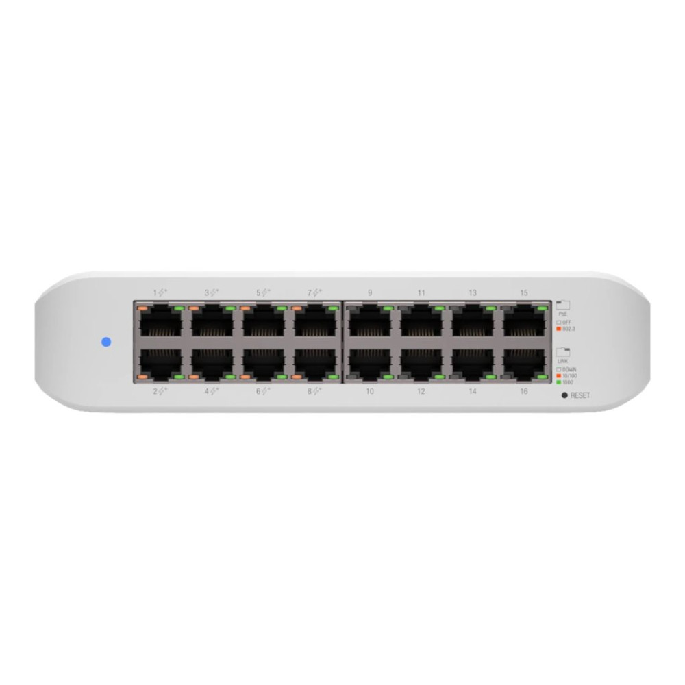 Produktbild för Ubiquiti UniFi Switch Lite USW-Lite-16-POE - switch - 16 portar - Administrerad