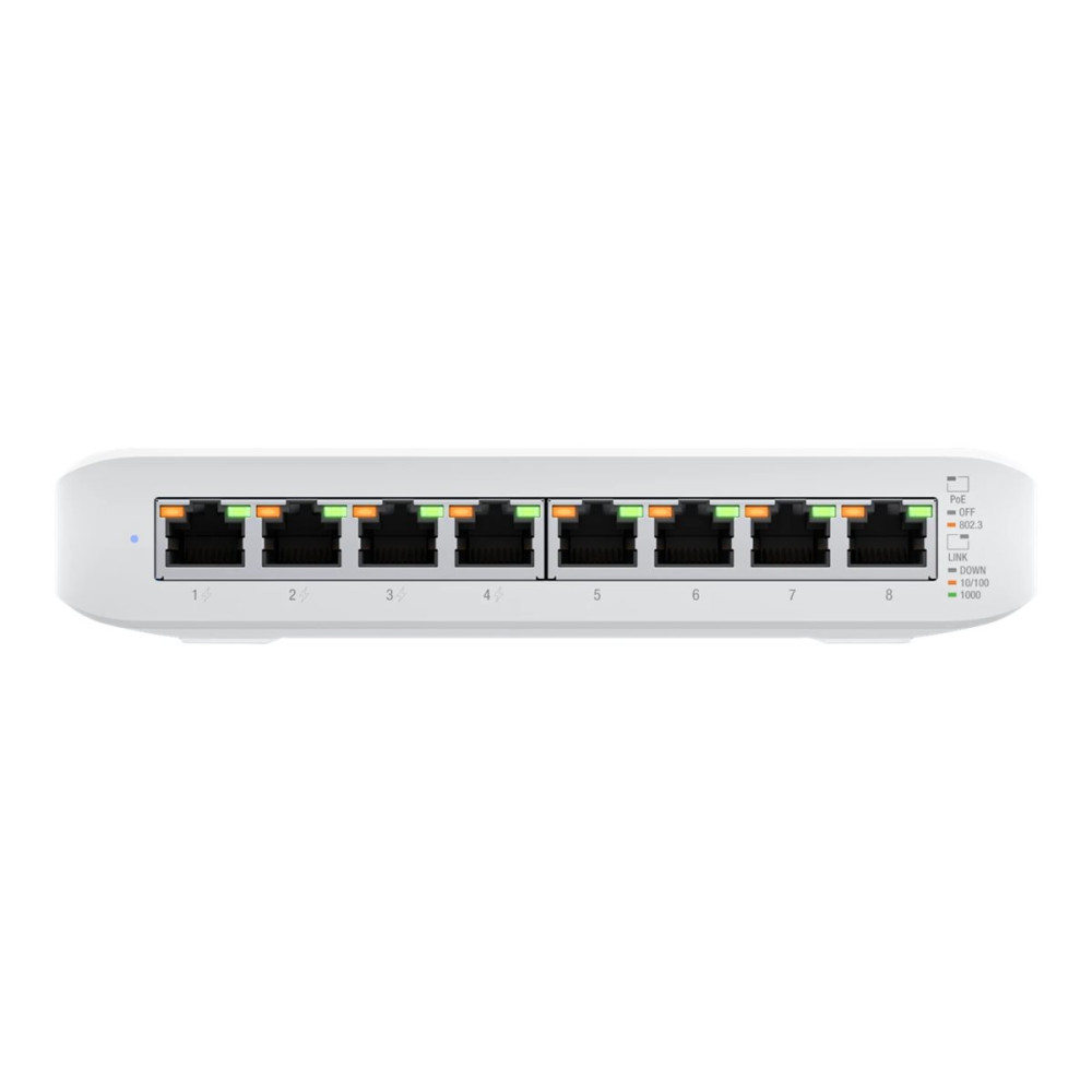 Produktbild för Ubiquiti UniFi Switch Lite USW-Lite-8-POE - switch - 8 portar - Administrerad