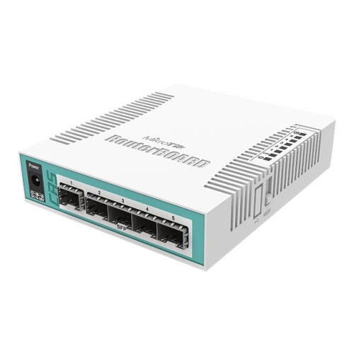 MikroTik MikroTik RouterBOARD Cloud Router Switch CRS106-1C-5S - switch - 6 portar - smart