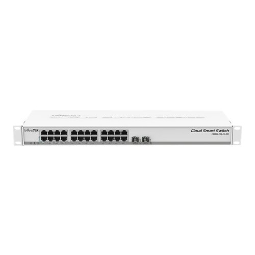 MikroTik MikroTik Cloud Smart Switch CSS326-24G-2S+RM - switch - 26 portar - smart - rackmonterbar