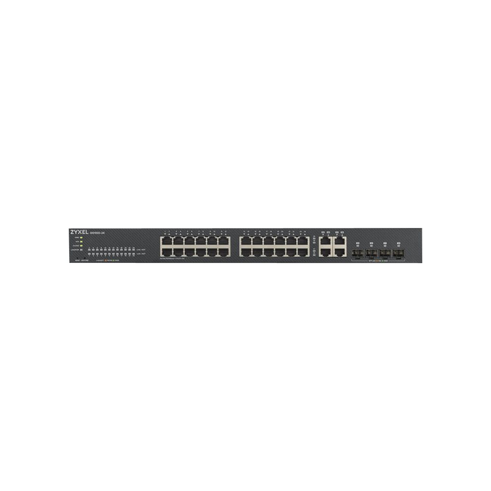 Produktbild för Zyxel GS1920-24v2 - switch - 24 portar - smart - rackmonterbar