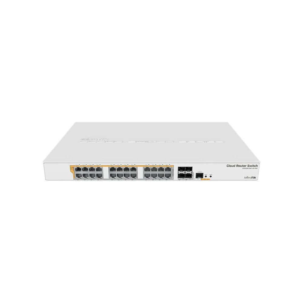 Produktbild för MikroTik Cloud Router Switch CRS328-24P-4S+RM - switch - 28 portar - Administrerad - rackmonterbar