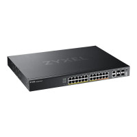 Produktbild för Zyxel XGS2220 Series XGS2220-30HP - switch - 24-portars GbE L3-åtkomst, NebulaFLEX Cloud med 6 10G uplink - 30 portar - Administrerad - rackmonterbar