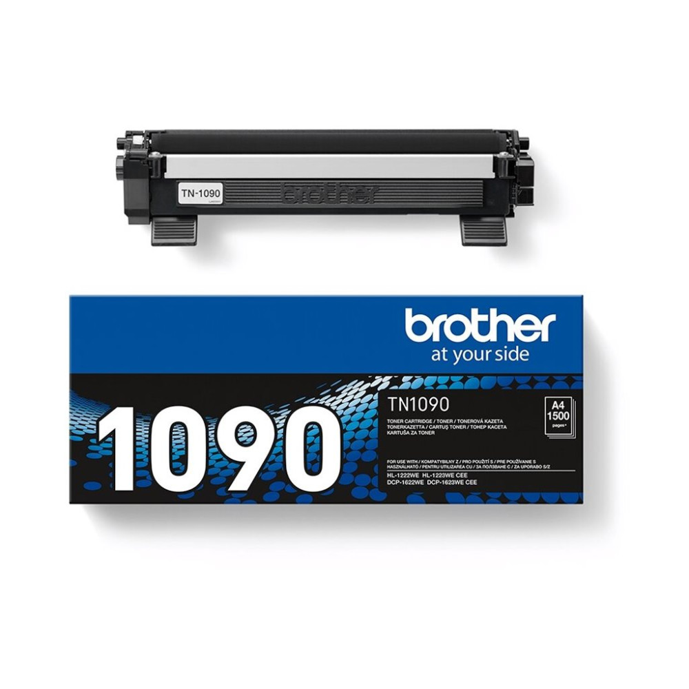 Produktbild för Brother TN1090 - svart - original - tonerkassett