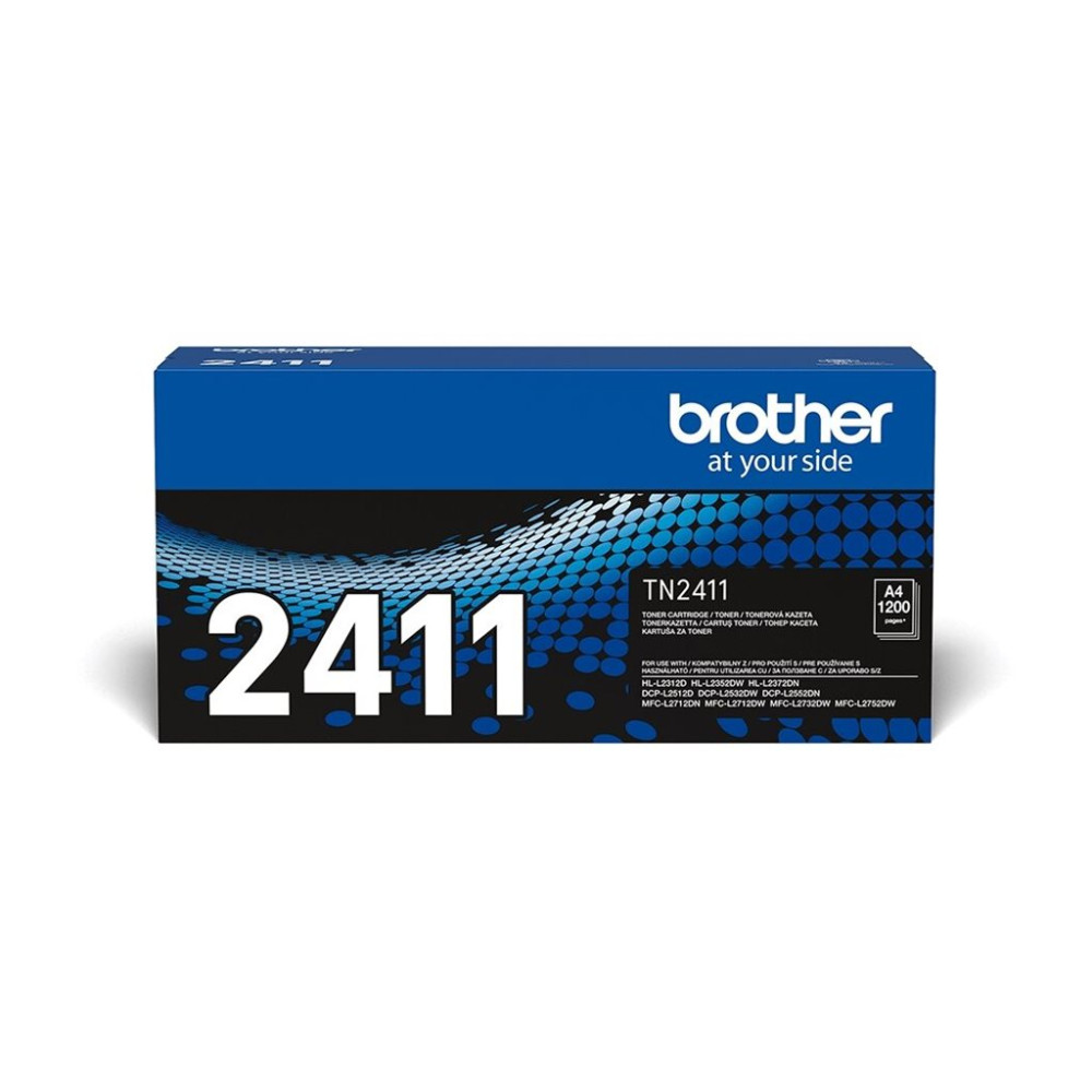 Produktbild för Brother TN2411 - svart - original - tonerkassett