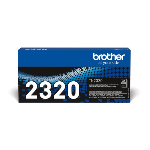 Brother Brother TN2320 - svart - original - tonerkassett
