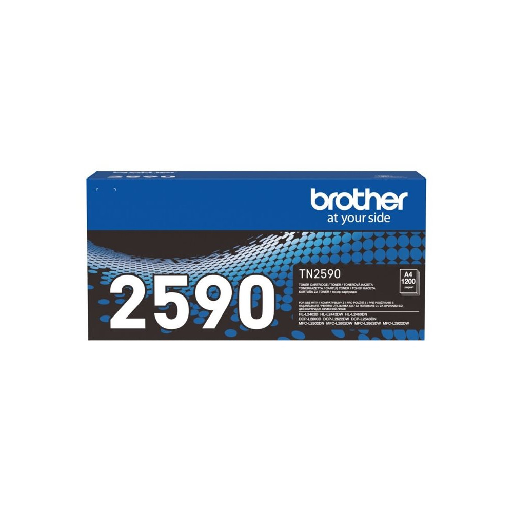 Produktbild för Brother TN2590 - svart - original - tonerkassett