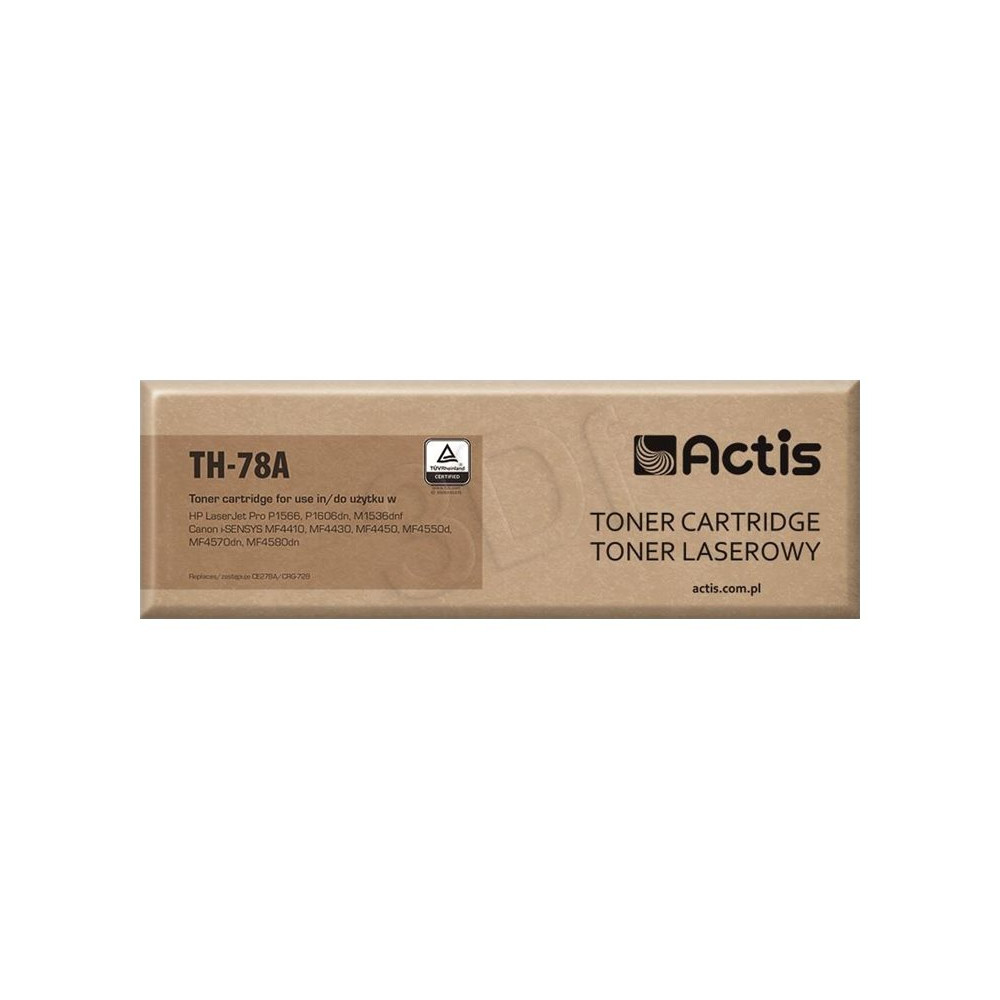 Produktbild för Actis standard TH-78A - svart - kompatibel - tonerkassett (alternativ för: Canon CRG-728, HP 78A, HP CE278A)