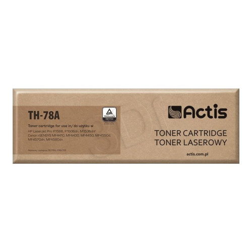 ACTIS Actis standard TH-78A - svart - kompatibel - tonerkassett (alternativ för: Canon CRG-728, HP 78A, HP CE278A)