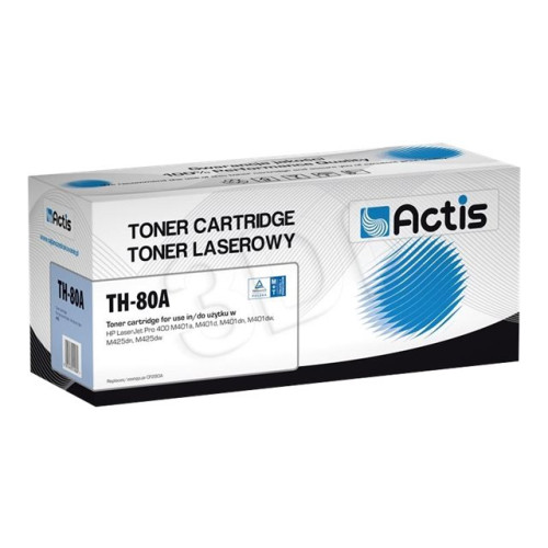 ACTIS Actis TH-80A - svart - kompatibel - tonerkassett (alternativ för: HP 80A, HP CF280A)