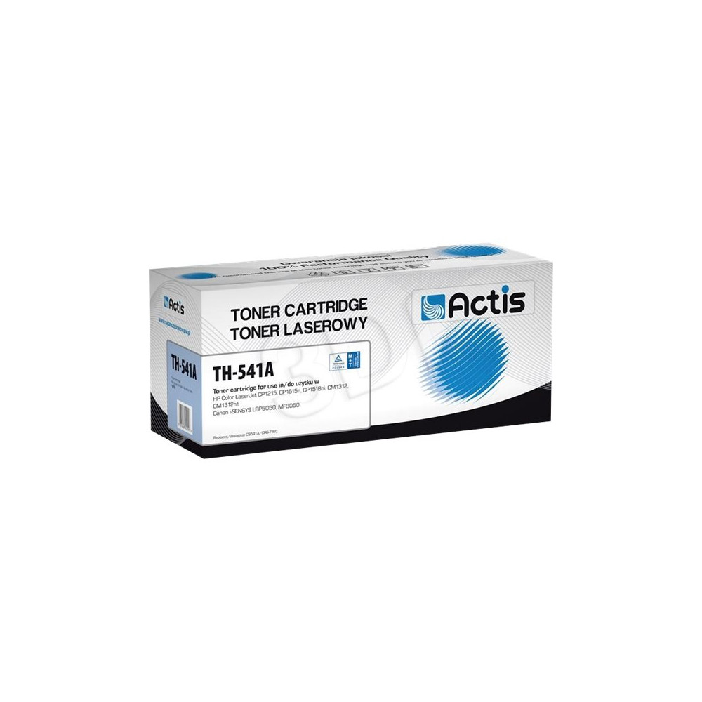 Produktbild för Actis standard TH-541A - cyan - kompatibel - tonerkassett (alternativ för: Canon CRG-716C, HP 125A, HP CB541A)