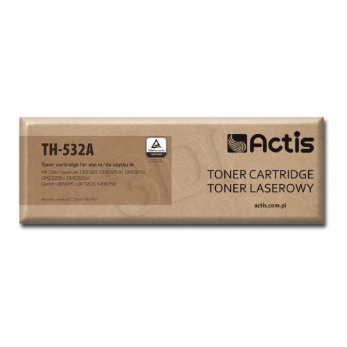 ACTIS Actis standard TH-532A - gul - kompatibel - tonerkassett (alternativ för: Canon CRG-718Y, HP 304A, HP CC532A)