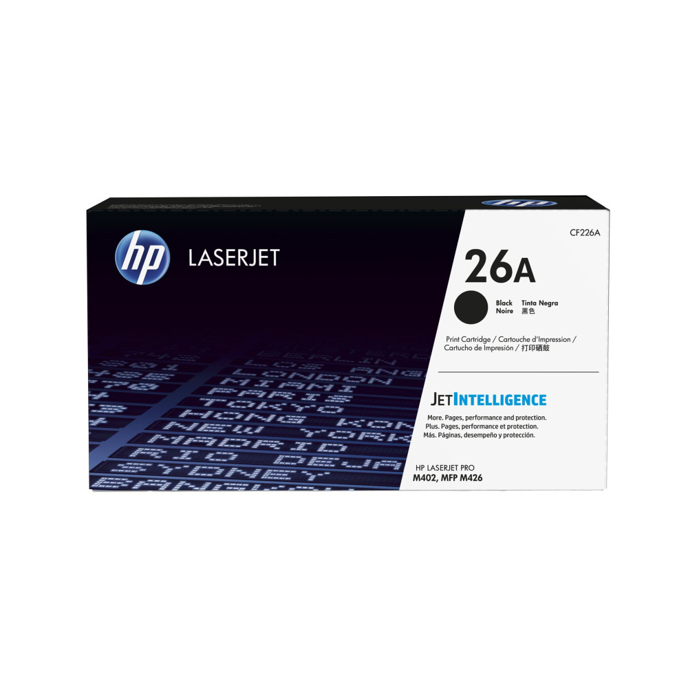 Produktbild för HP 26A - svart - original - LaserJet - tonerkassett (CF226A)