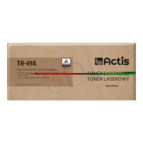 ACTIS Actis standard TH-49A - svart - kompatibel - tonerkassett (alternativ för: Canon CRG-708, HP 49A, HP Q5949A)