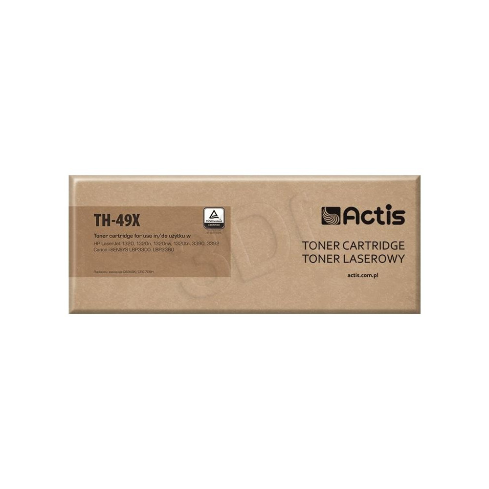 Produktbild för Actis TH-49X - svart - kompatibel - tonerkassett (alternativ för: HP 49X, HP Q5949X)