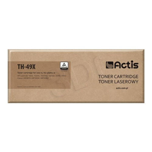 ACTIS Actis TH-49X - svart - kompatibel - tonerkassett (alternativ för: HP 49X, HP Q5949X)