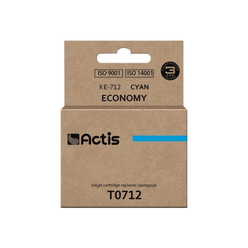 ACTIS Actis standard KE-712 - cyan - kompatibel - bläckpatron (alternativ för: Epson T0712, Epson T0892)