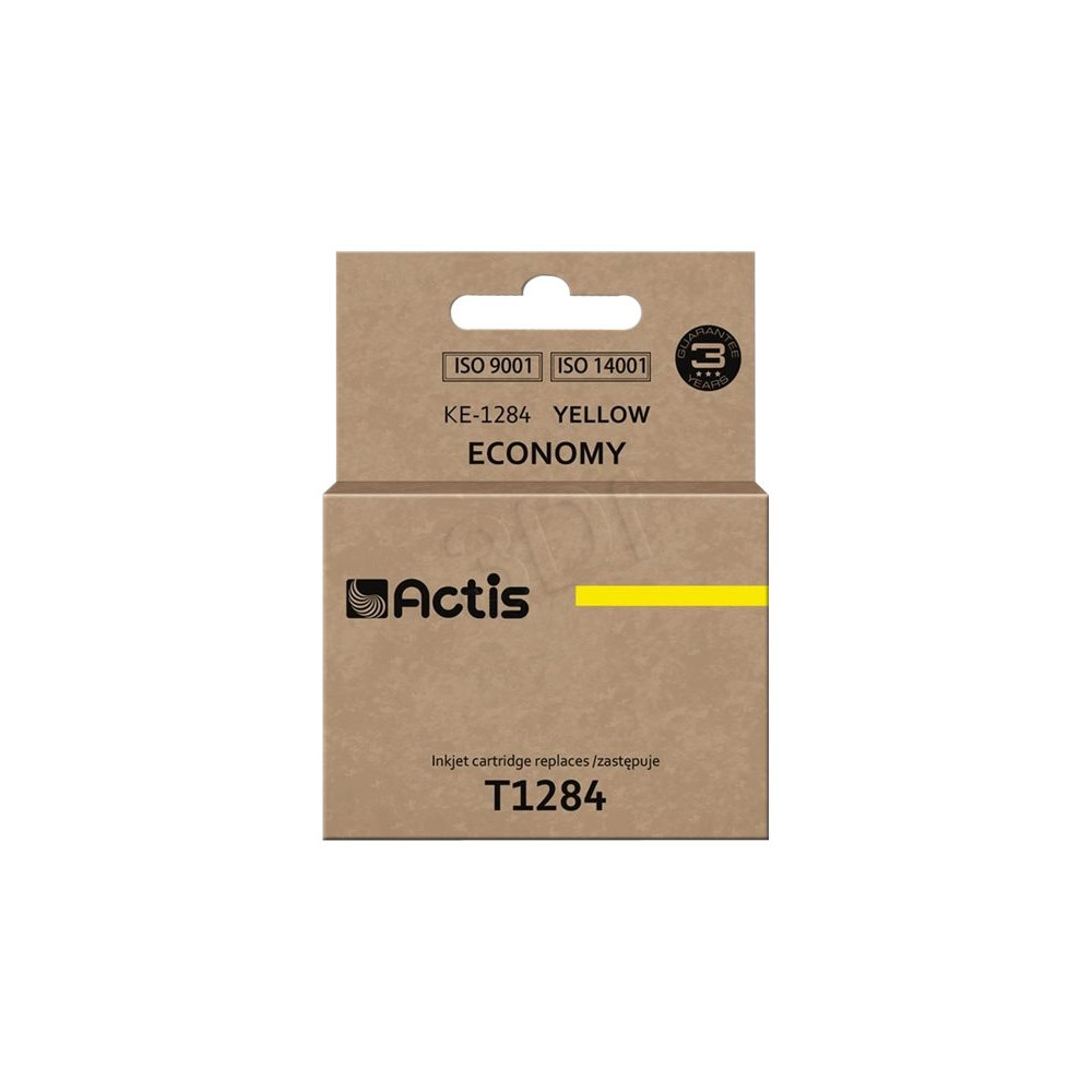 Produktbild för Actis KE-1284 - gul - kompatibel - bläckpatron (alternativ för: Epson T1284)