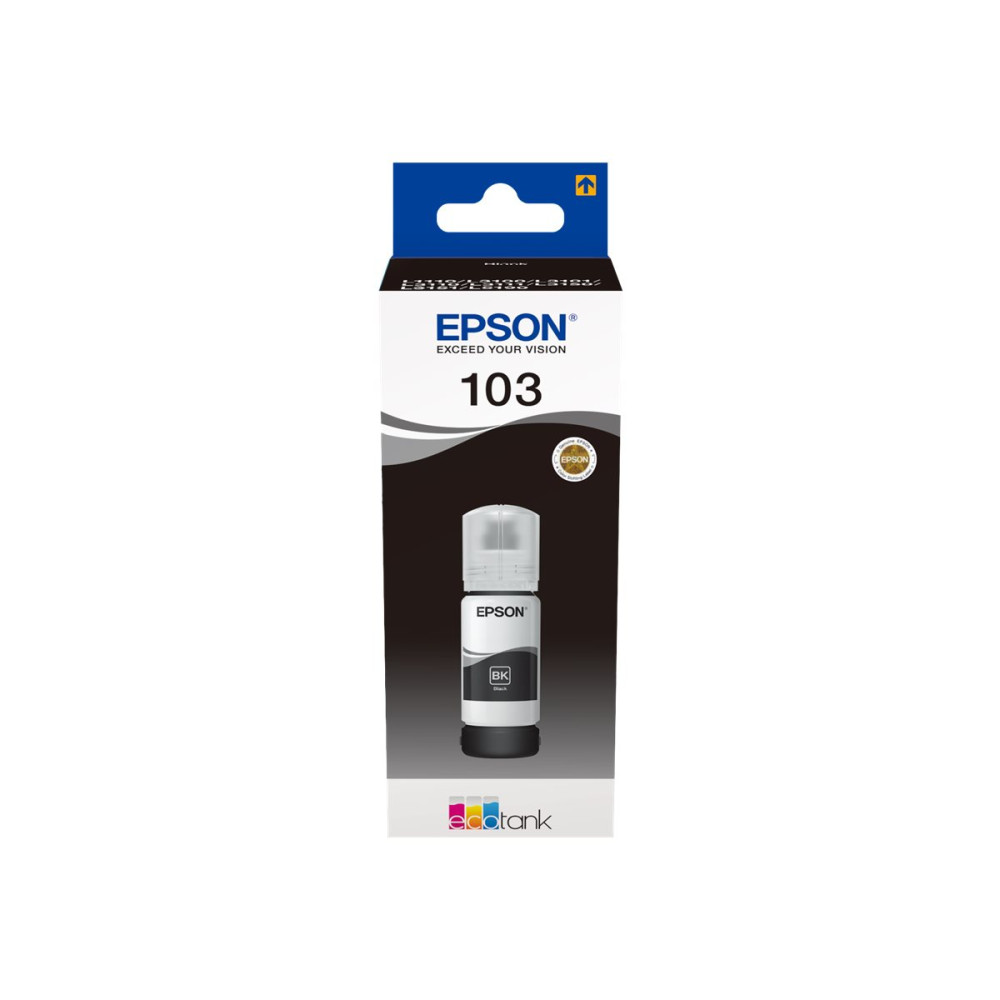 Produktbild för Epson 103 - svart - original - påfyllnadsbläck