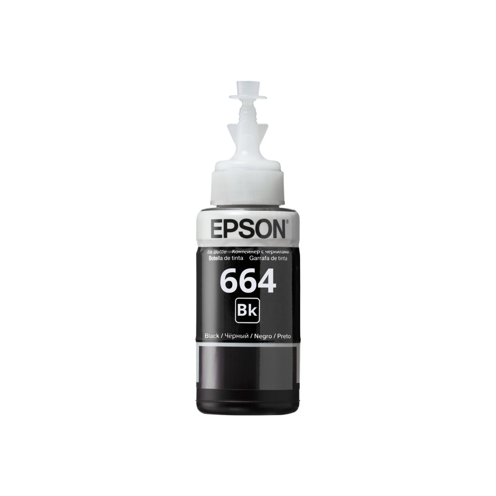 Produktbild för Epson T6641 - svart - original - påfyllnadsbläck