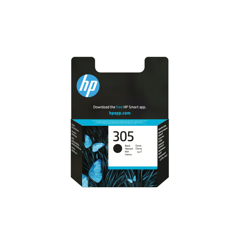 Produktbild för HP 305 - svart - original - bläckpatron