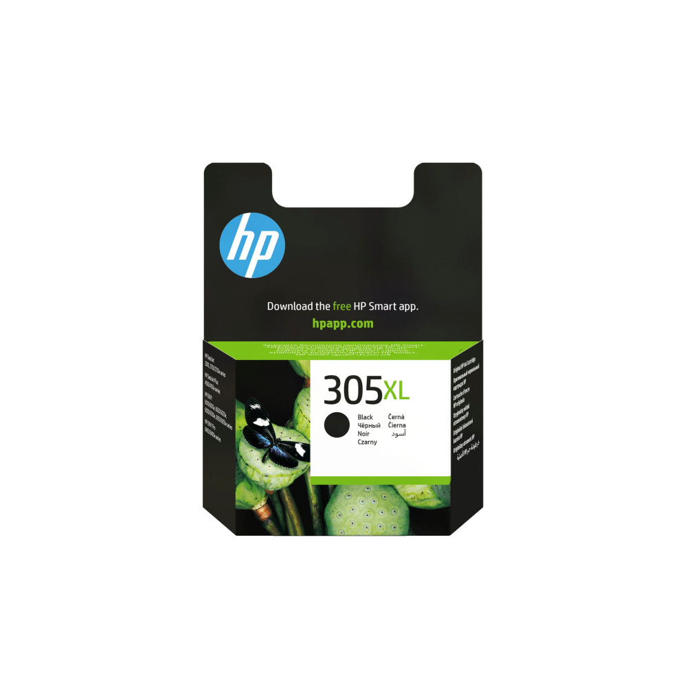 Produktbild för HP 305XL - Lång livslängd - svartfärgad - original - bläckpatron