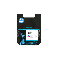 Produktbild för HP 305 - färg (cyan, magenta, gul) - original - bläckpatron